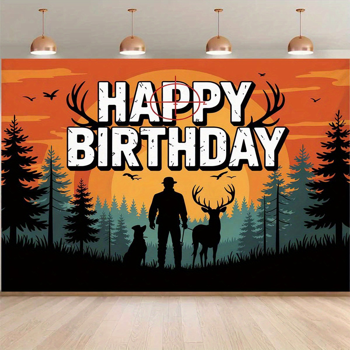 Hunting Outdoor Background - Фоновый баннер с охотничей тематикой для
