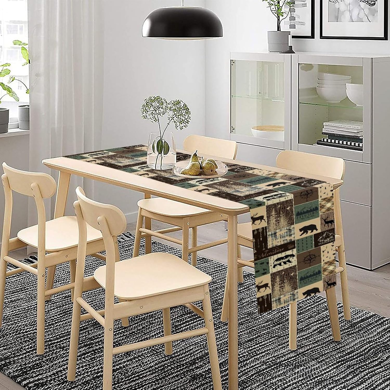 Outdoor Hunting Table - Деревенская скатерть-дорожка в стиле фермерского дома