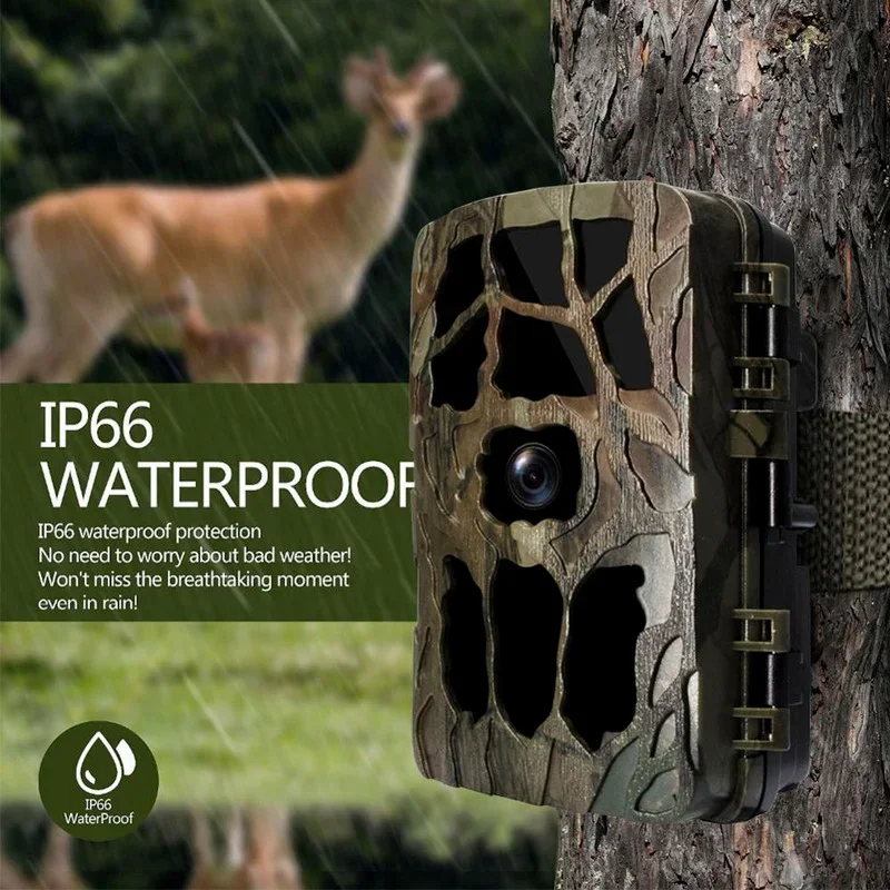 Outdoor Hunting Camera Wireless - H982 IP66 Водонепроницаемая 4K Наружная Инфракрасная