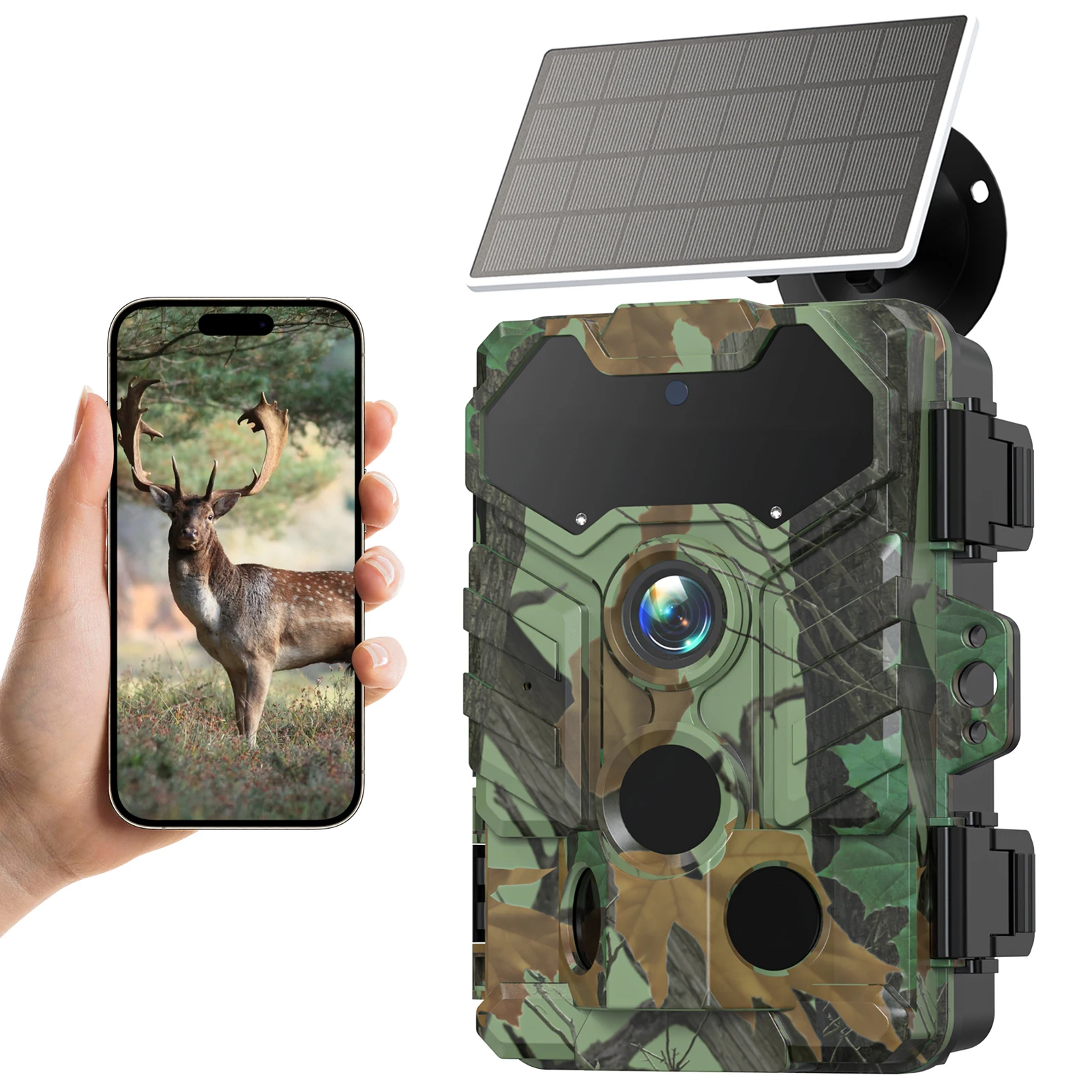 Outdoor Hunting Camera Wireless - Солнечная камера, уличная беспроводная камера для