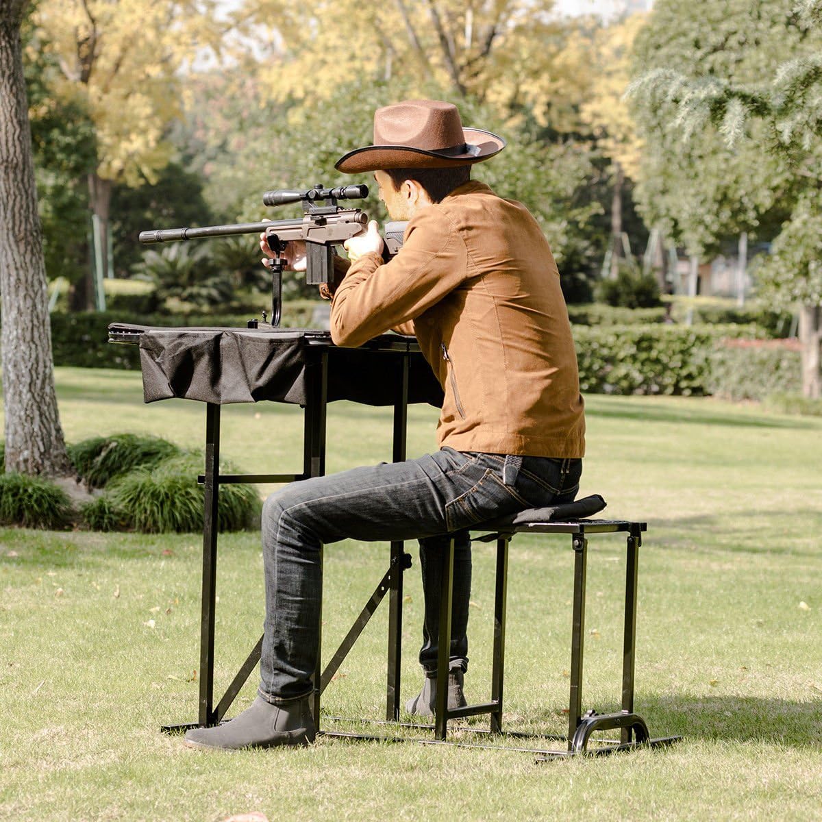 Складной регулируемый по высот – обзор и цена Outdoor Hunting Table