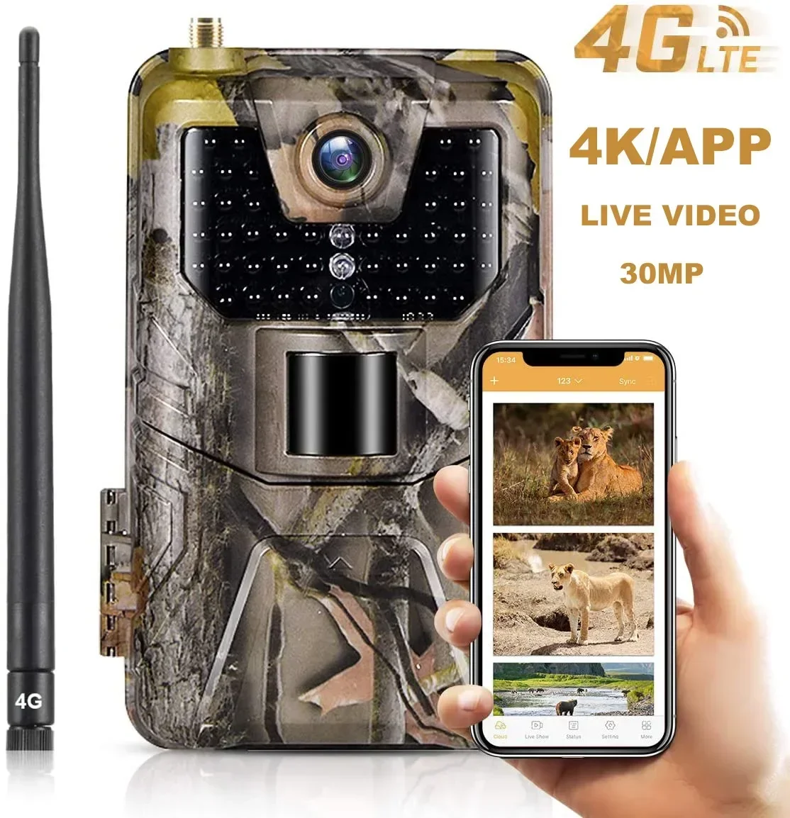 HC-900Pro 36MP фотографии 4K в – обзор и цена Outdoor Hunting Camera Wireless
