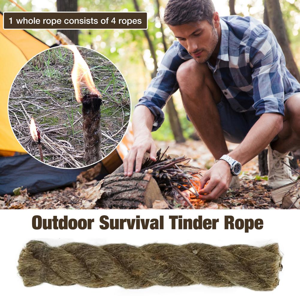 5 шт., шнур Tinder для выживан – обзор и цена Fire Starter Waterproof