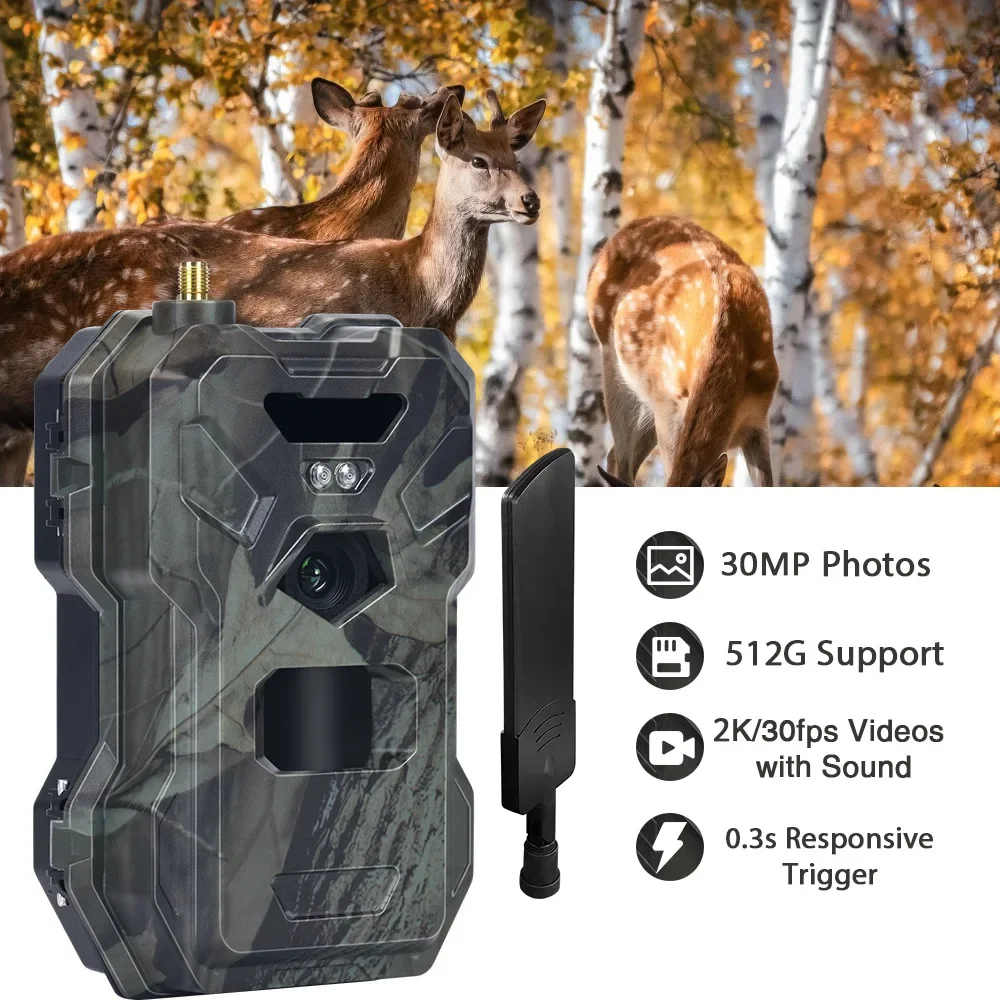 HC-880Pro 4G 30MP HD 2K ловушк – обзор и цена Outdoor Hunting Camera Wireless