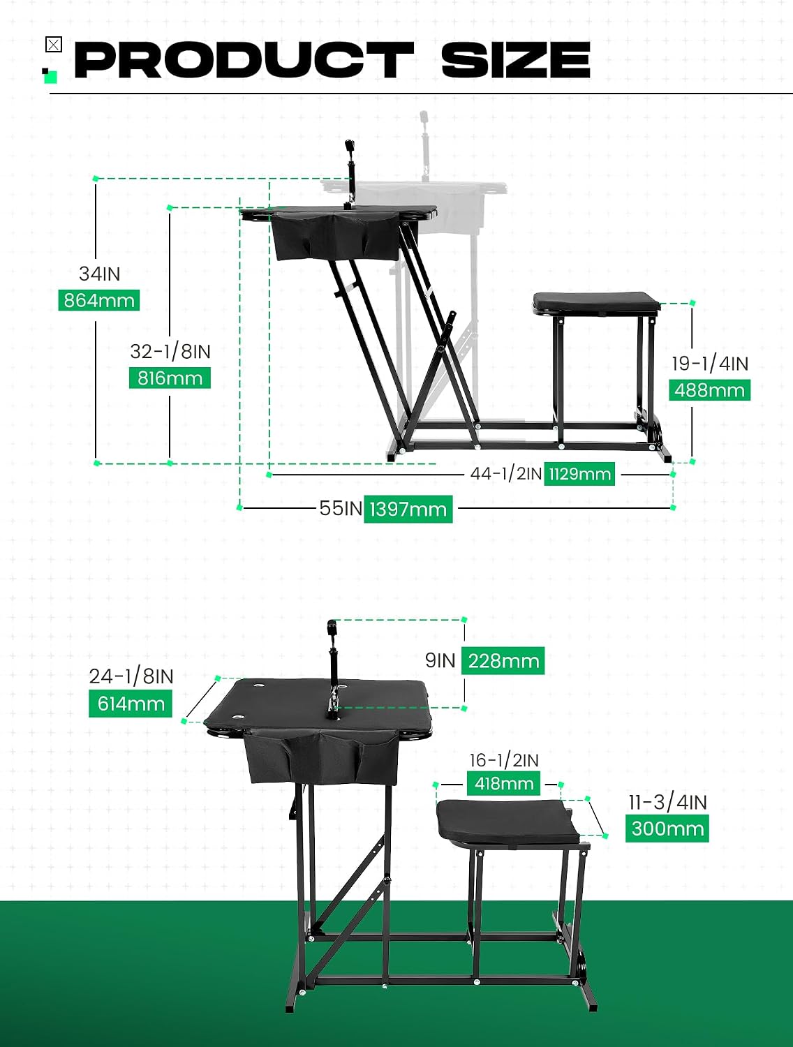 Складной табурет для стрельбы  – обзор и цена Outdoor Hunting Table
