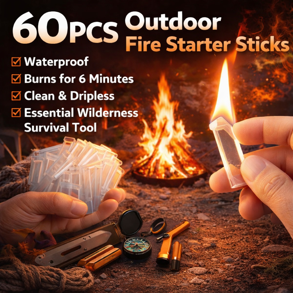 60 шт. водонепроницаемых воско – обзор и цена Fire Starter Waterproof
